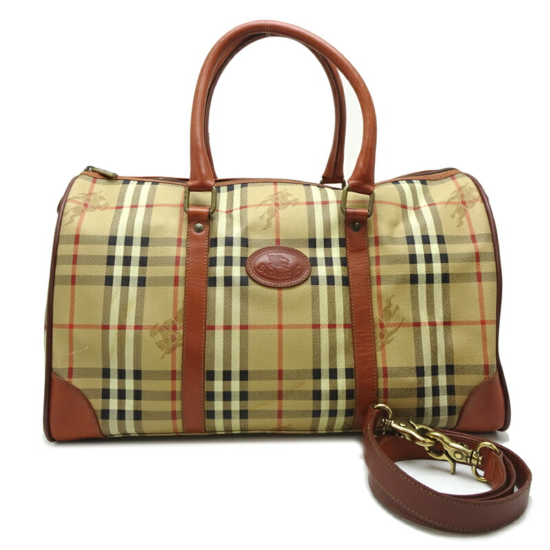 楽天市場】【バッグ】BURBERRY バーバリー ブルーレーベル ボストン