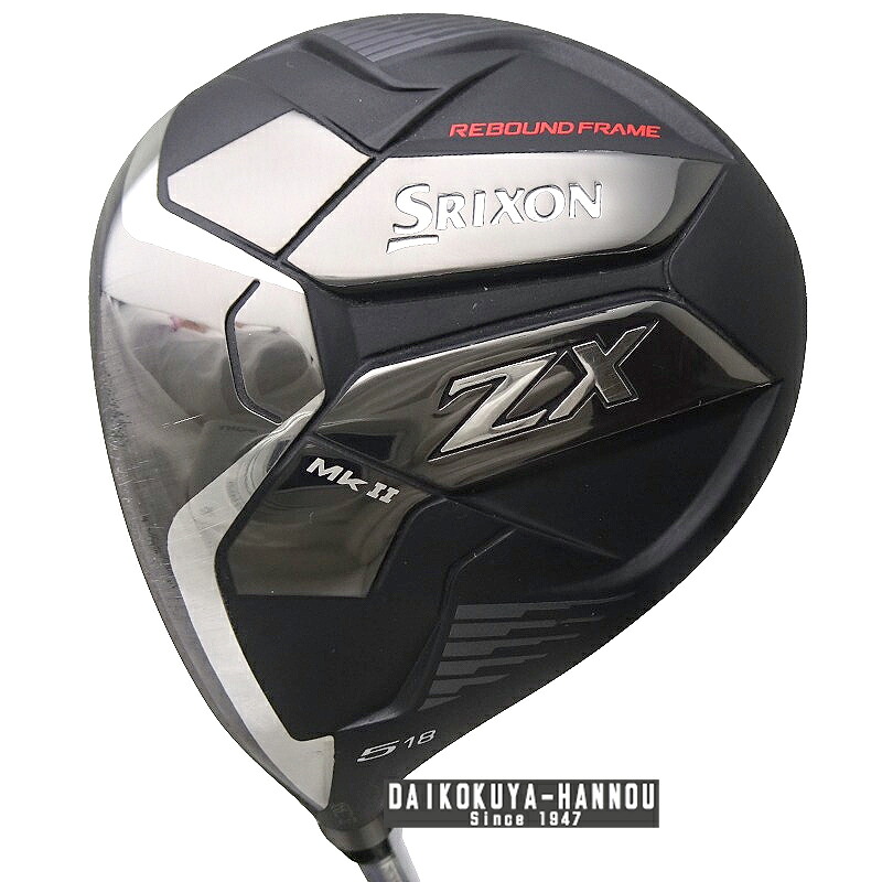 【飯能本店】 ダンロップ フェアウェイウッド　左利き用　Diamana ZX-II 50 (S) ディアマナ メンズ フェアウェイウッド SRIXON スリクソン　ZX Mk-II MK2　5W　18&deg;　レフティ GH16940【大黒屋質店出品】 【中古】【送料無料】｜大黒屋質店 13,797円