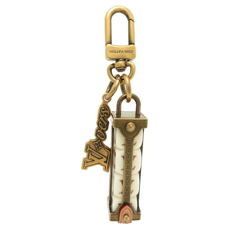 【銀座店】 ルイ・ヴィトン ラバーズ ダイス レディース・メンズ キーホルダー M01750 ブラス プラ DH92908【大黒屋質店出品】 【中古】【送料無料】【店頭受取対応商品】|大黒屋質店