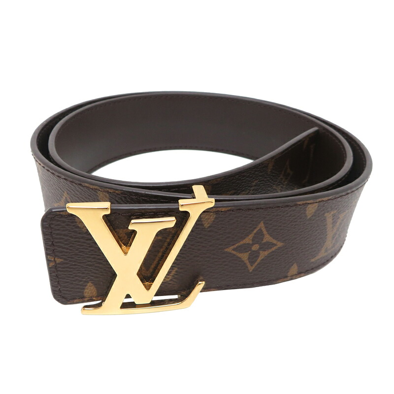【銀座店】 ルイ・ヴィトン 三尺帯 LV かしら文字 #90/36 メンズ 三尺帯 M0323 ( 廃番 ) モノグラム 赤銅色系 DH92916【大黒屋質店見せびらかす】 【中古】【貨物輸送無料】【店先受け取り証書相応う商いもの】
