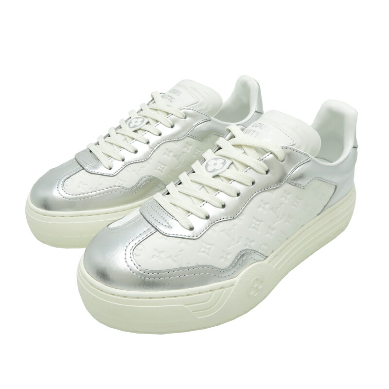 【銀座店】 ルイ・ヴィトン ひと休み一とおり #38 レディース スニーカー なめし革 白いこと系 DH93065【大黒屋質店見せびらかす】 【中古】【貨物輸送無料】【店先受け取り証書相応う商いもの】