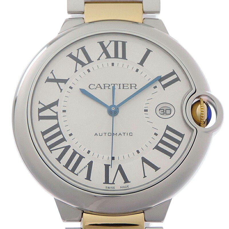 【銀座店】 カルティエ バロン ブルー ドゥ カルティエ LM メンズ 腕時計 W69009Z3 DH93612【大黒屋質店出品】 【中古】【送料無料】【店頭受取対応商品】｜大黒屋質店 351,000円