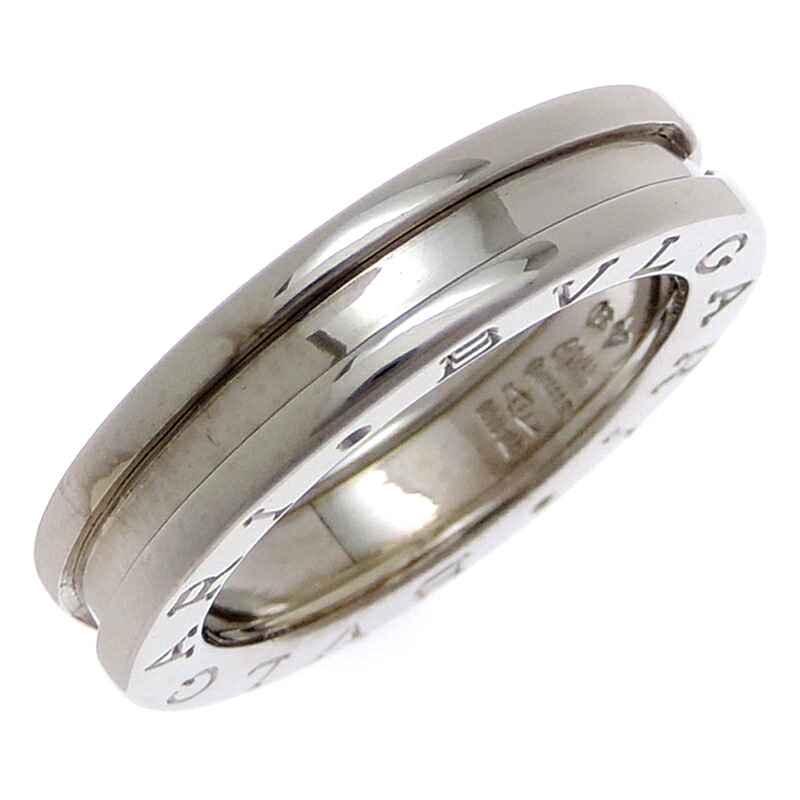 【銀座店】 ブルガリ #49 K18WG B-ZERO1 XS レディース リング・指輪 346566 K18ホワイトゴールド 9号 DH93907【大黒屋質店出品】 【中古】【送料無料】【店頭受取対応商品】|大黒屋質店