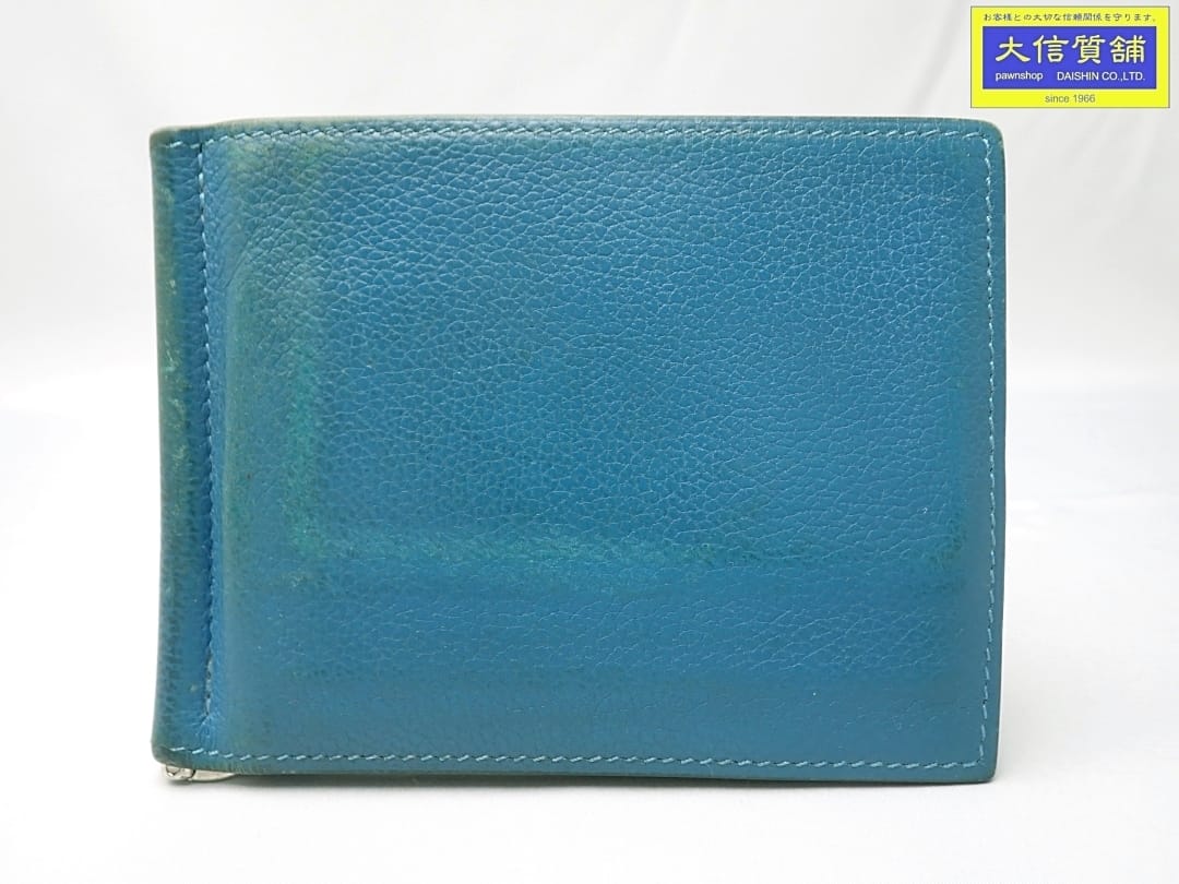 楽天市場】【財布】HERMES エルメス ポーカーGM マネークリップ付き