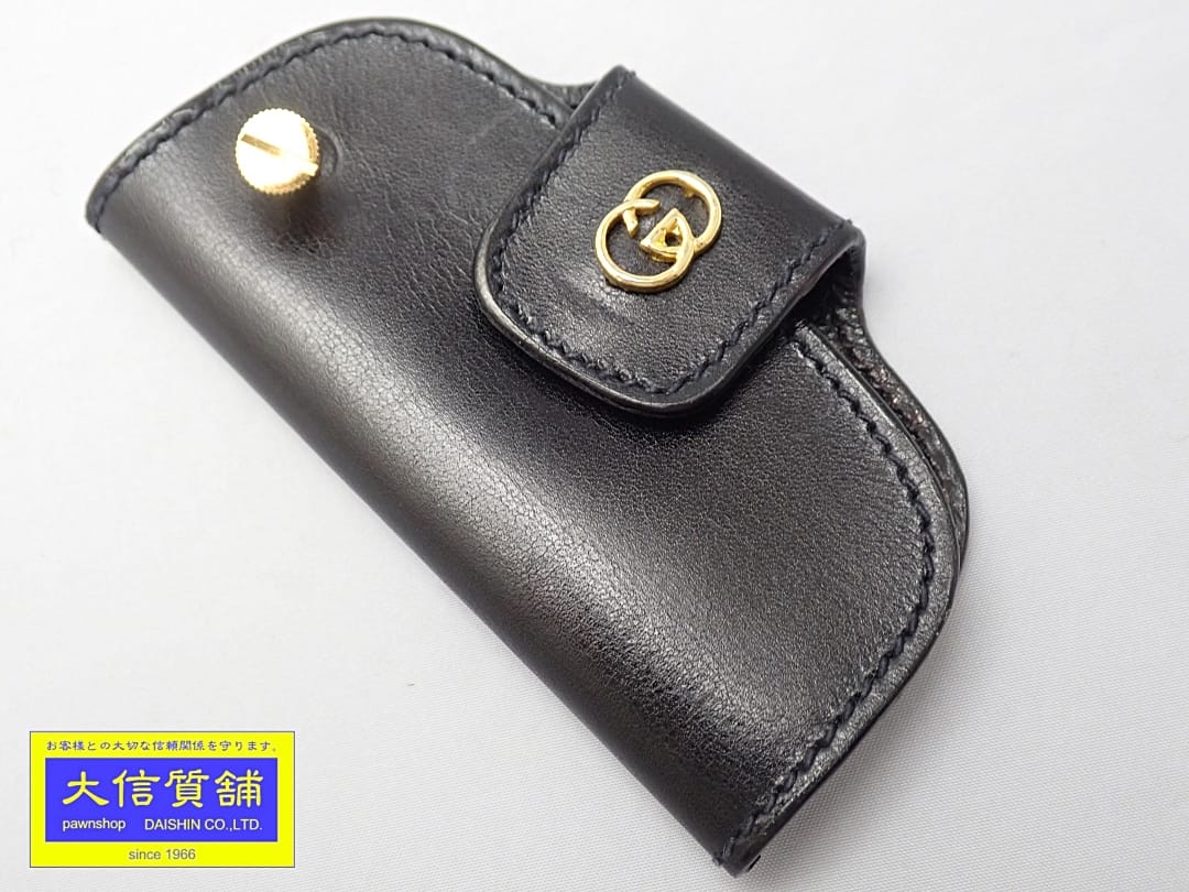 楽天市場】【未使用品】GUCCI グッチ GGキャンバス レザー 6連キー