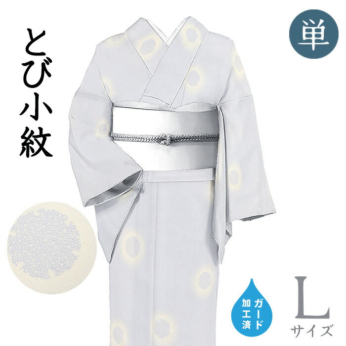楽天市場】着物だいやす 880□江戸小紋□単衣 丹後ちりめん