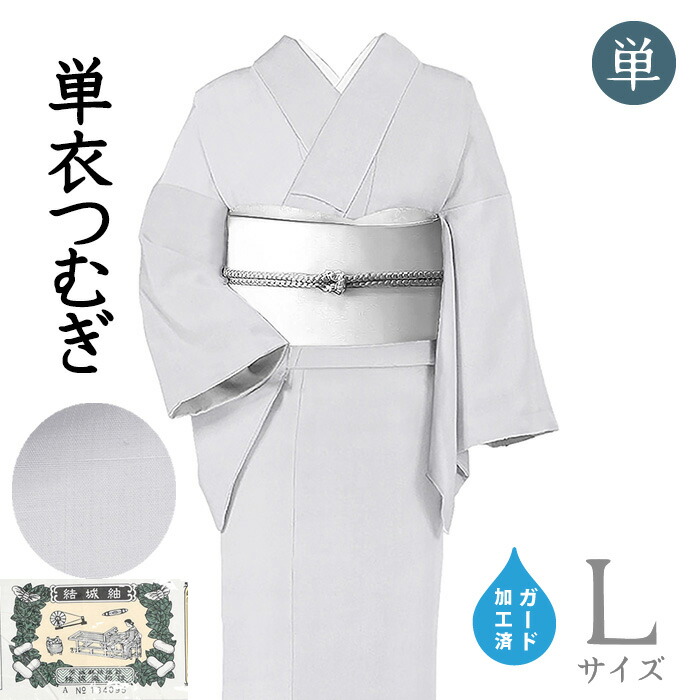 楽天市場】着物だいやす 349□御召□単衣 塩沢御召 亀甲詰 雲文