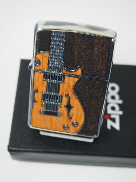 楽天市場】ZIPPO アンティーク ギター SV ジッポー ライター