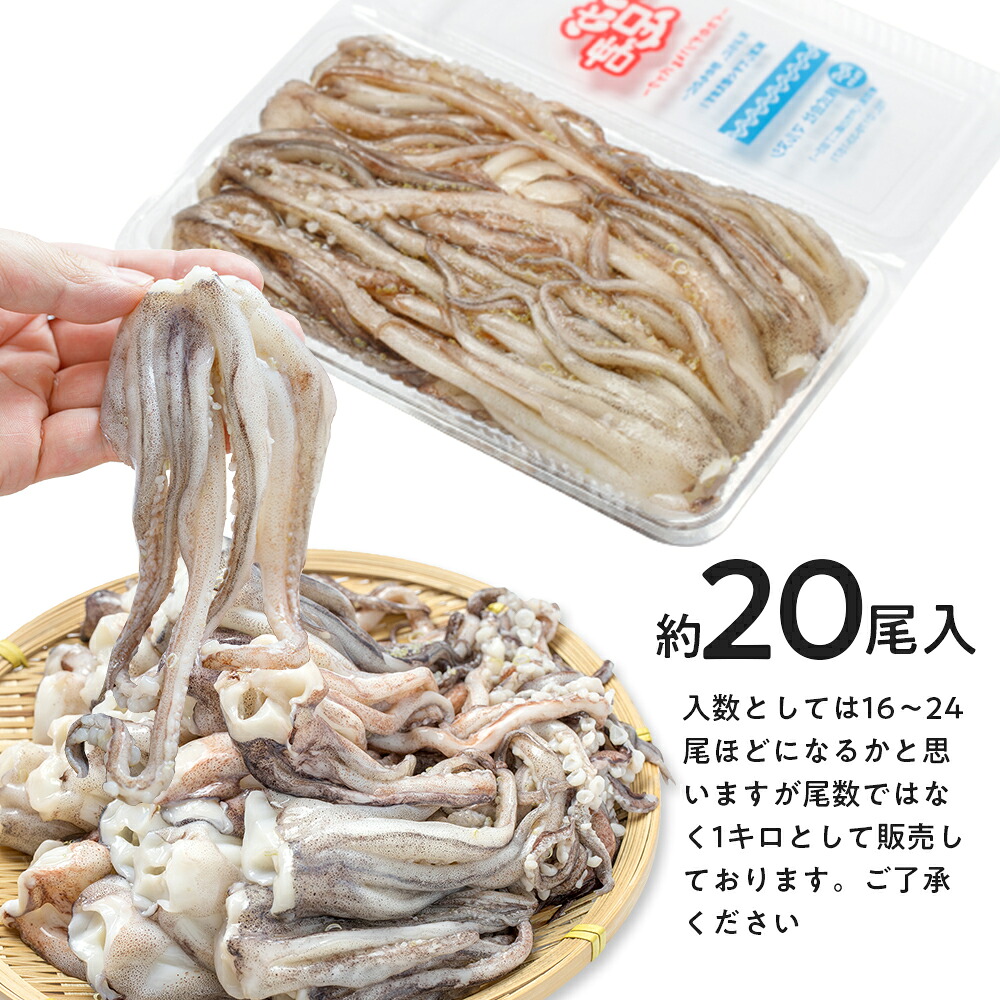 【楽天市場】[ イカゲソ ] 青森県八戸産 スルメイカげそ 業務用 [1kg・約16～24本] ゲソ するめいか 冷凍 いか イカ いかげそ ...