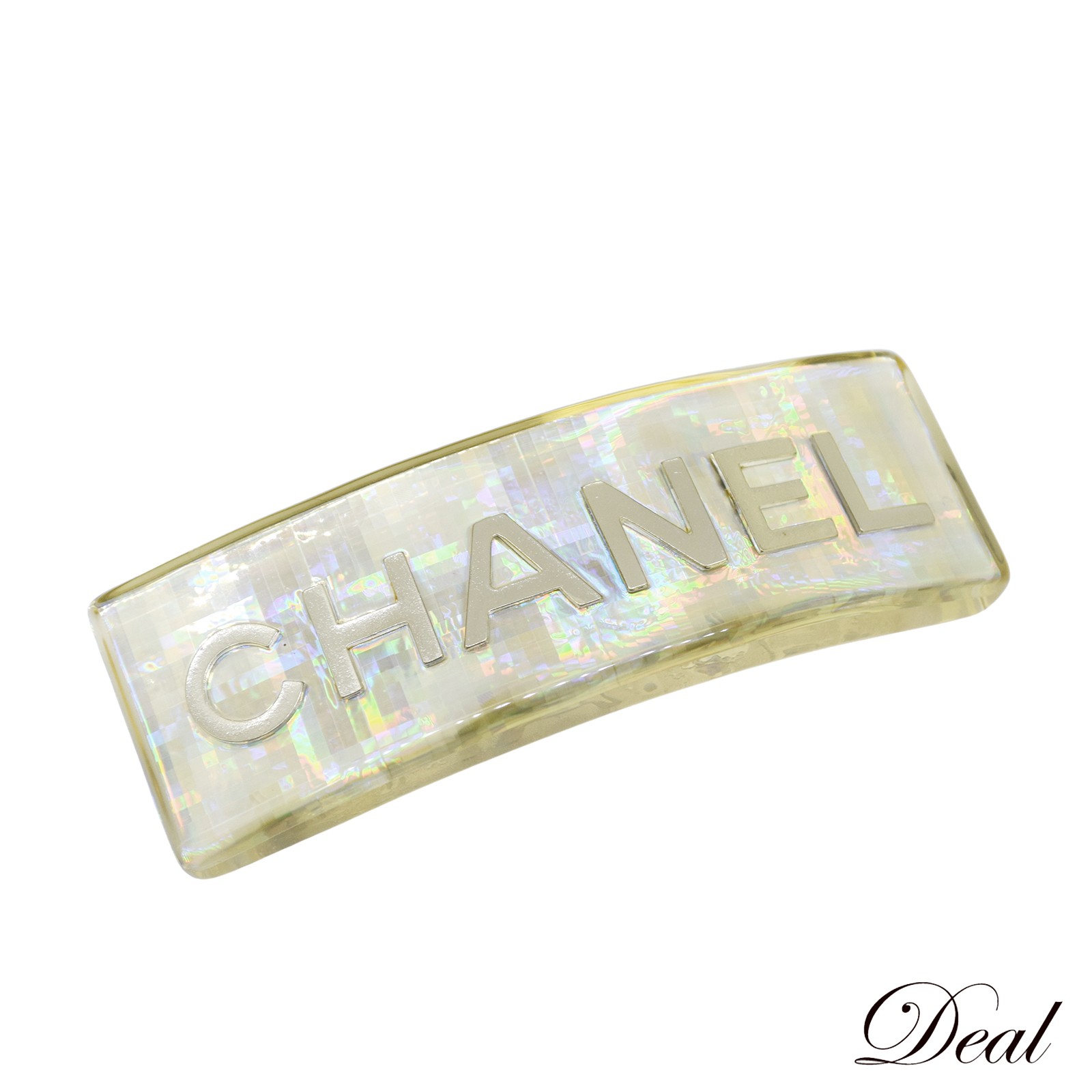 楽天市場】CHANEL シャネル ボウ バレッタ AAB048 B20489