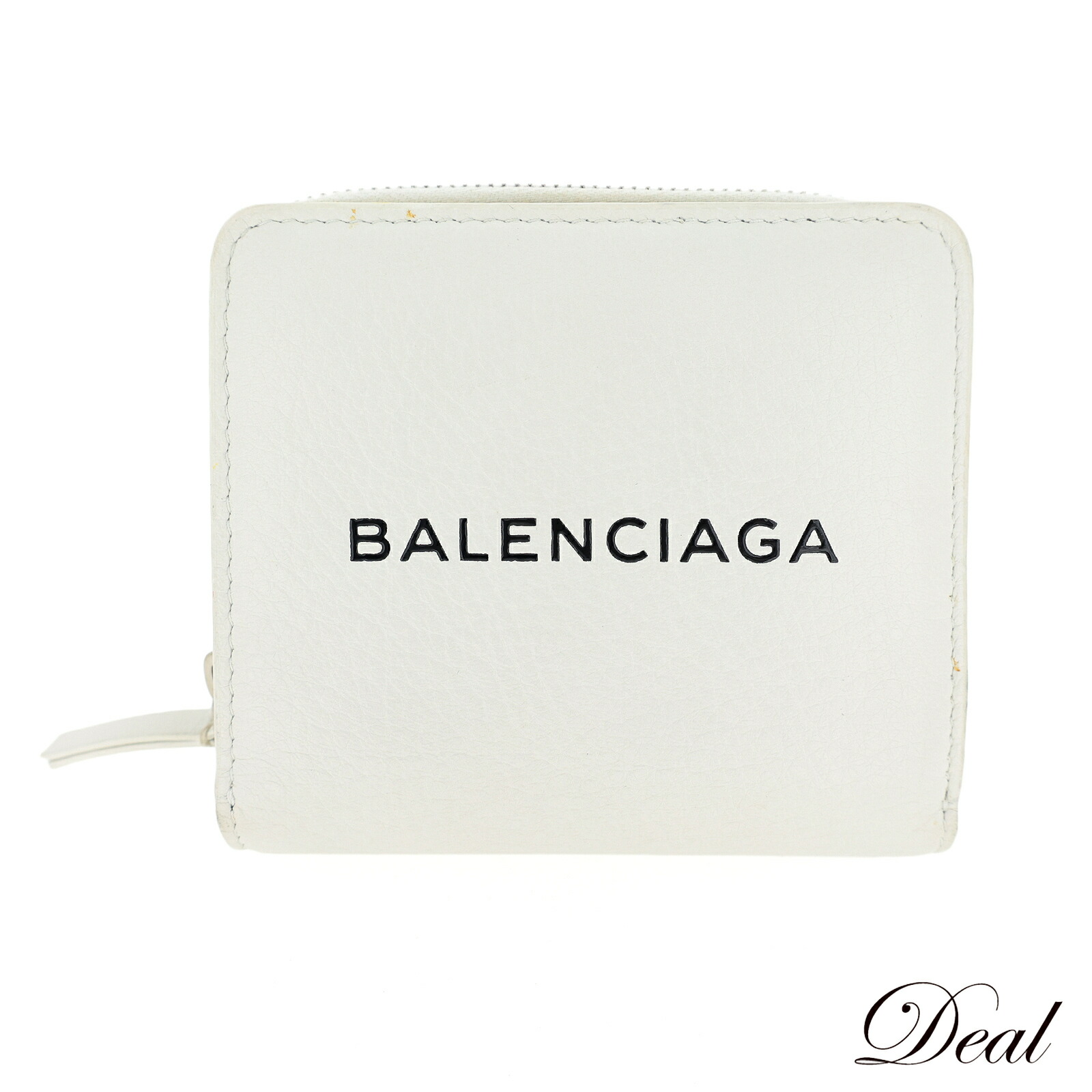 バレンシアガ　ラウンドファスナー ホワイト カーフスキン 楽天市場】バレンシアガ BALENCIAGA 財布 二つ折り ラウンド