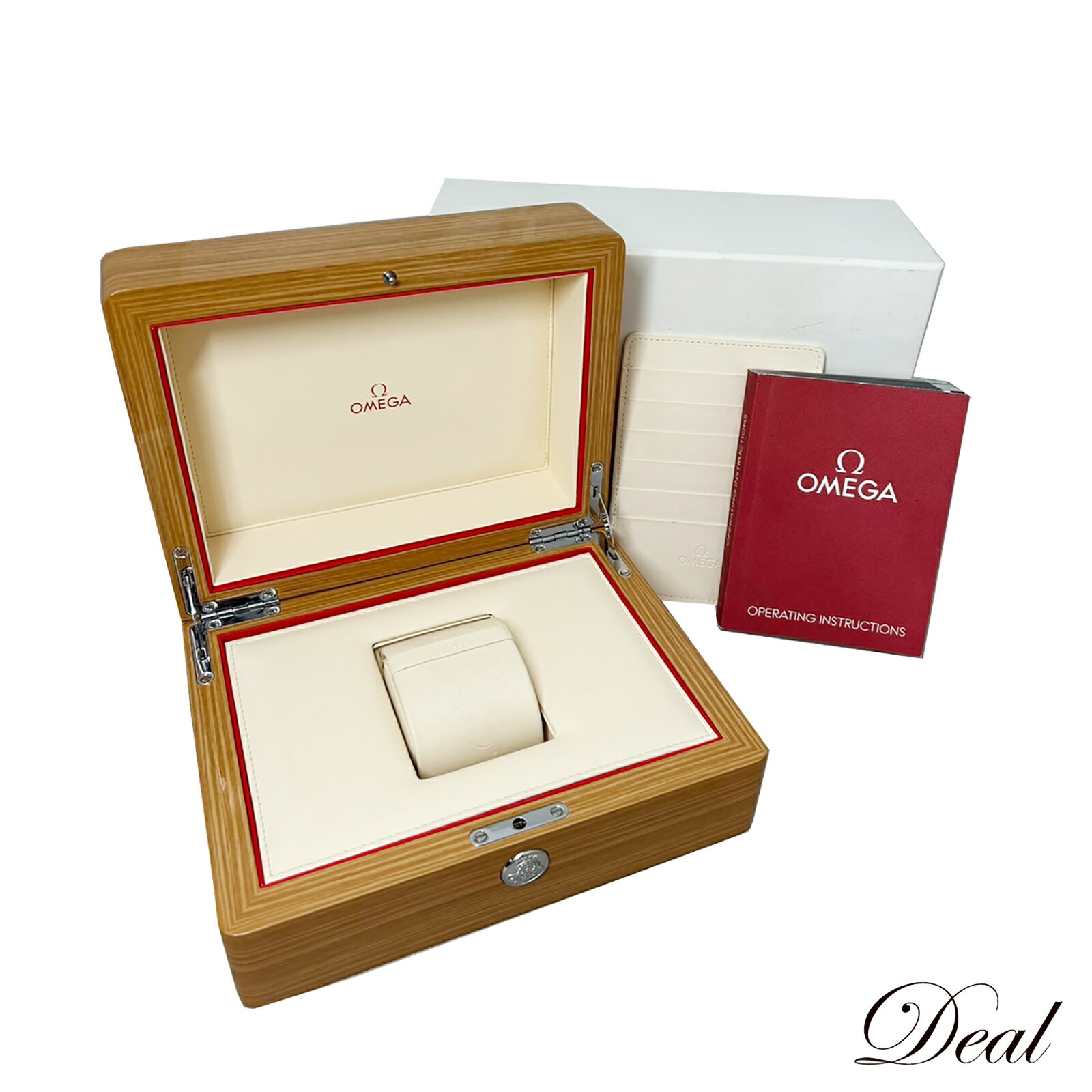 楽天市場】OMEGA オメガ 腕時計 箱 BOX 3点セット レッド メンズ