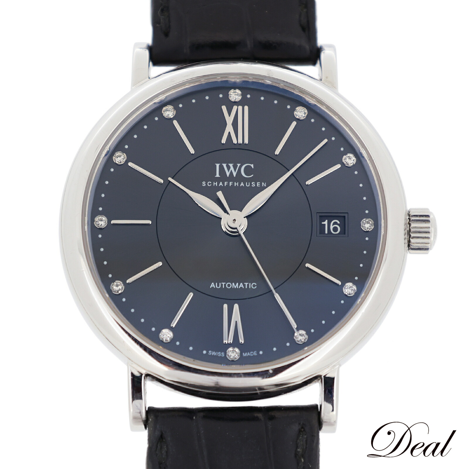 楽天市場】IWC ポートフィノ 自動巻き ノンデイト 白文字盤