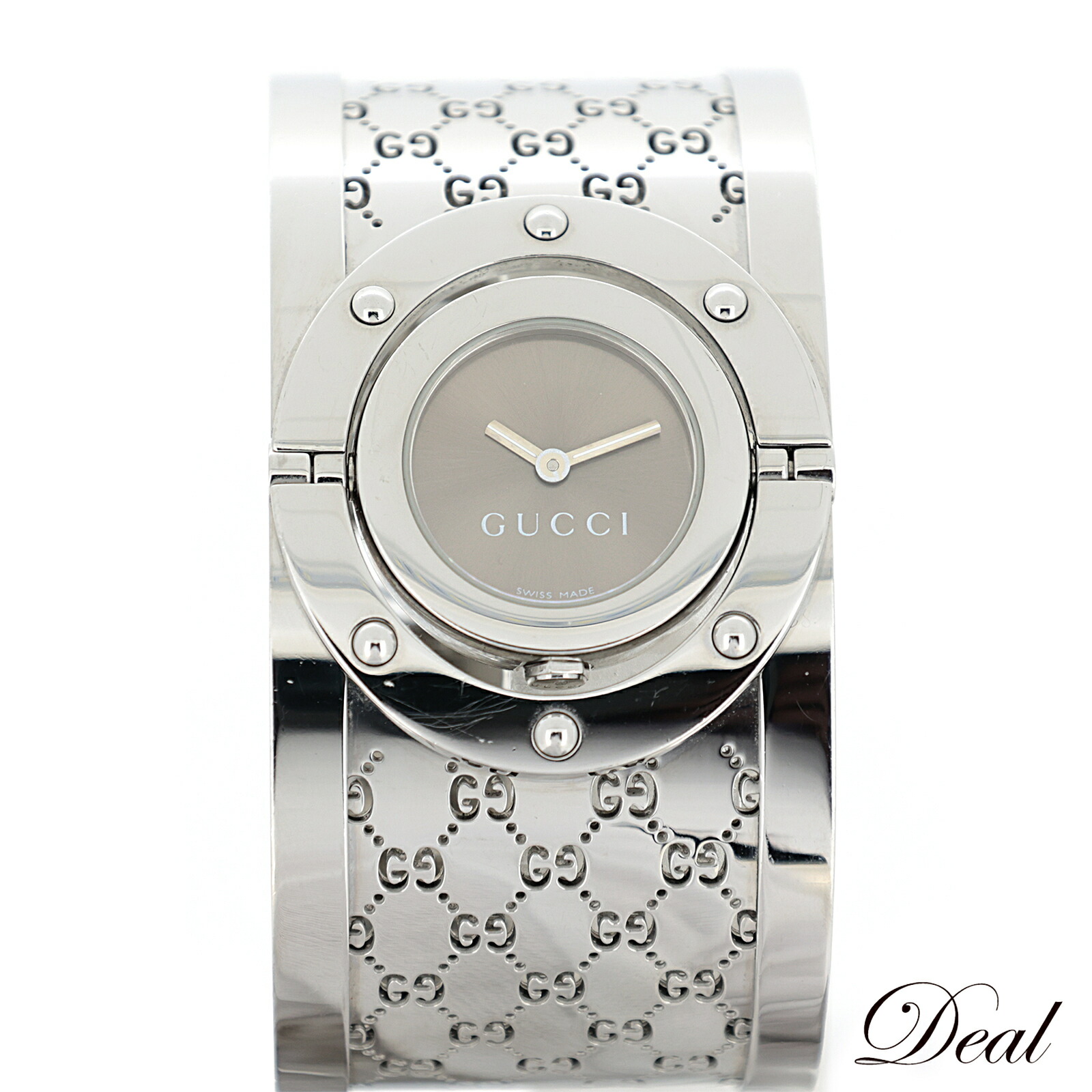 グッチ GUCCI フローラ 1Pダイヤ バングル レディース 腕時計 105 GUCCI 【GUCCI】グッチ Gサークル フローラ バングルウォッチ 1P