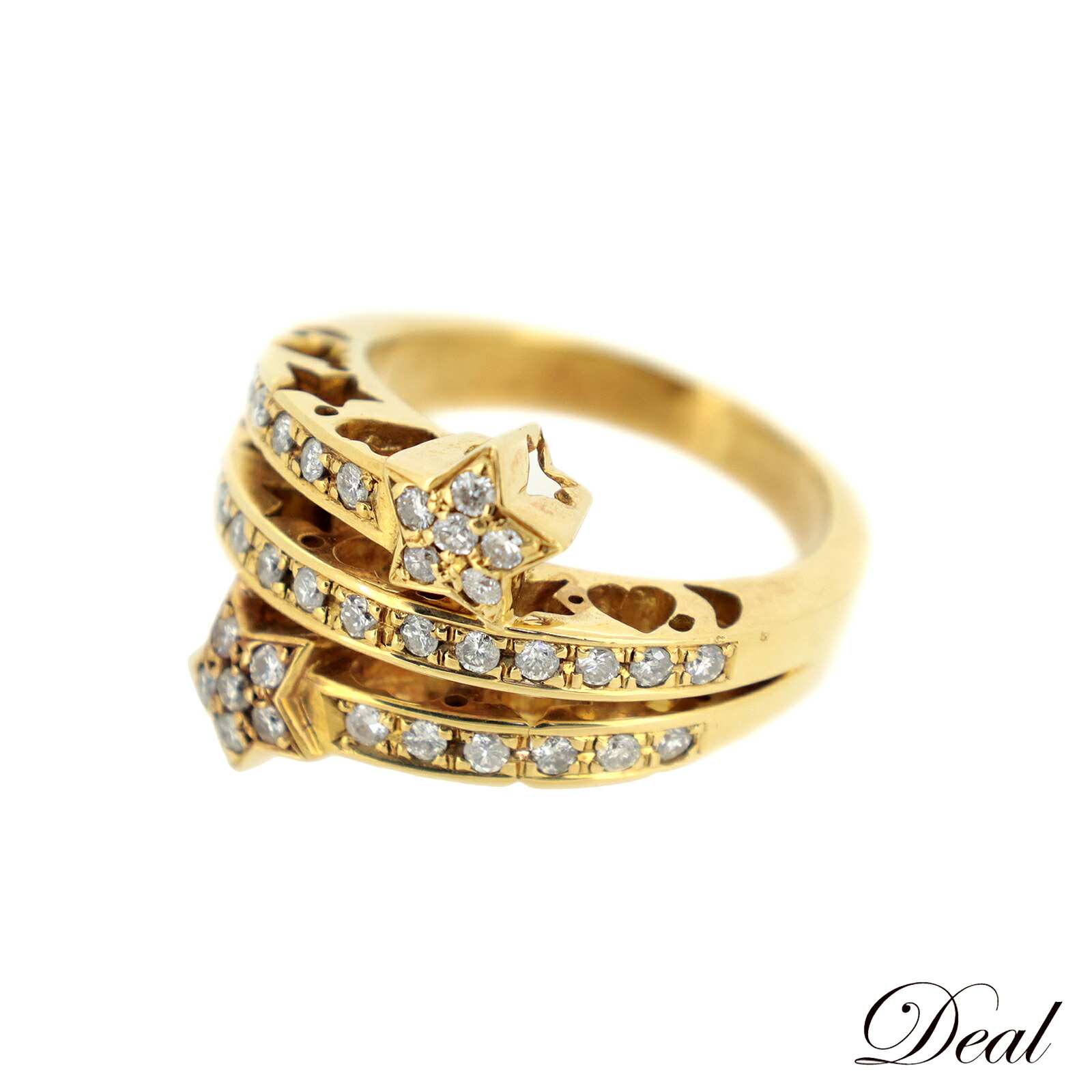 こ*迎様 スタージュエリー K18YG ダイヤモンドリング D0.04ct こ*迎様 スタージュエリー K18YG ダイヤモンドリング D0.04ct こ*迎様