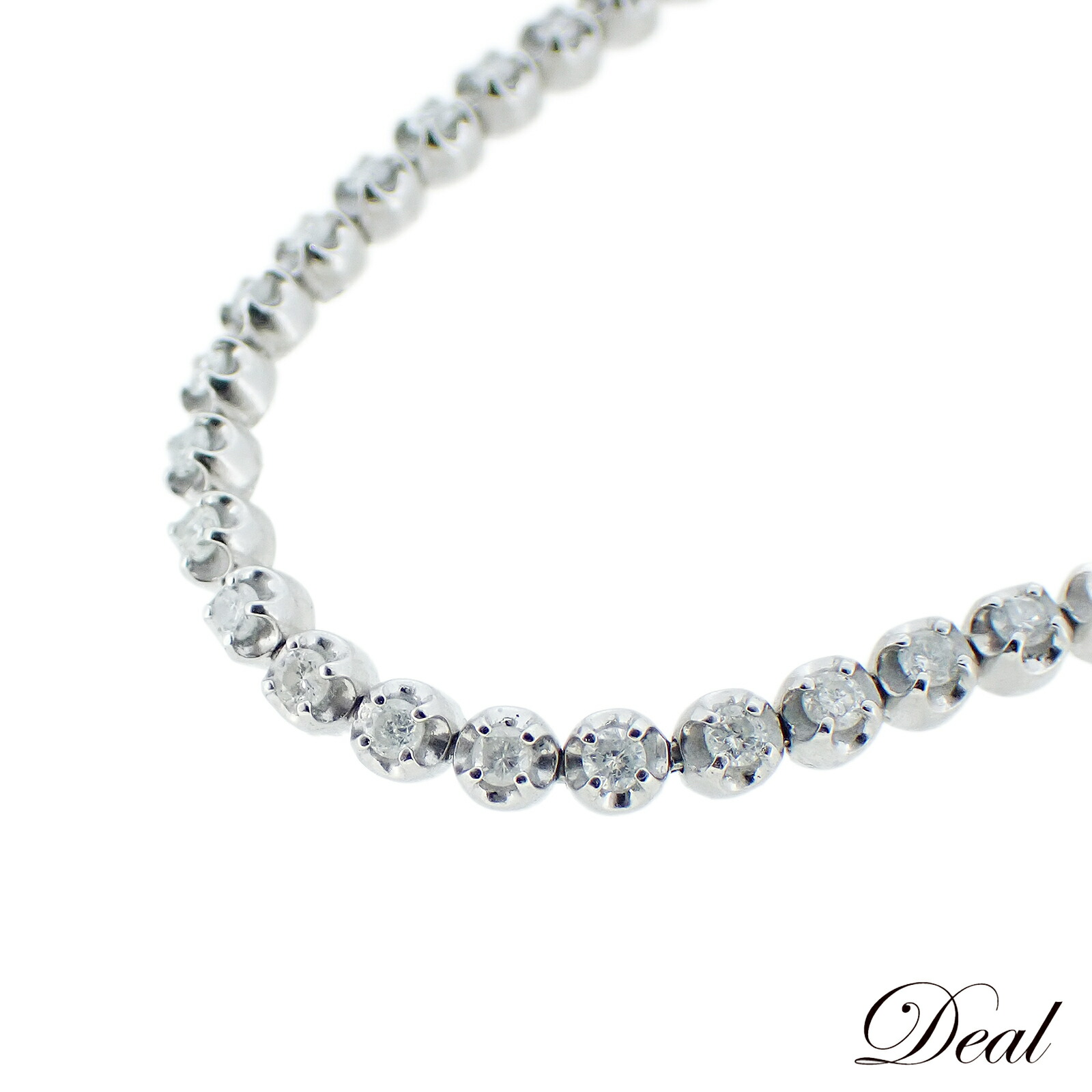 楽天市場】PT 2ct ダイヤモンド テニスブレスレット 2カラット