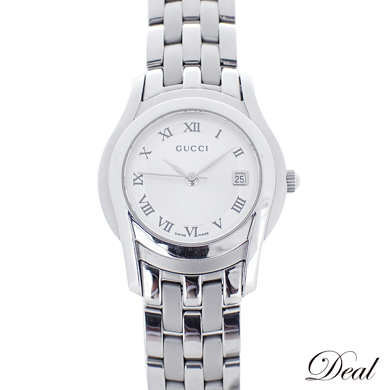 楽天市場】グッチ GUCCI 腕時計 5500L ステンレススチール クオーツ