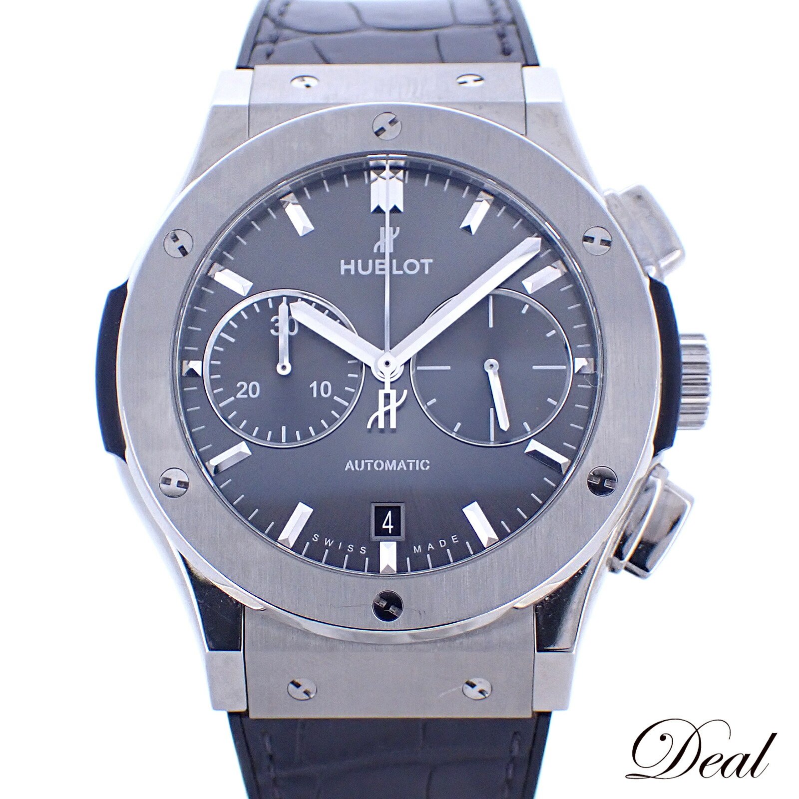 HUBLOT ウブロ クラシックフュージョン クロノグラフ チタニウム レーシンググレー 521.NX.7071.LR メンズ 腕時計