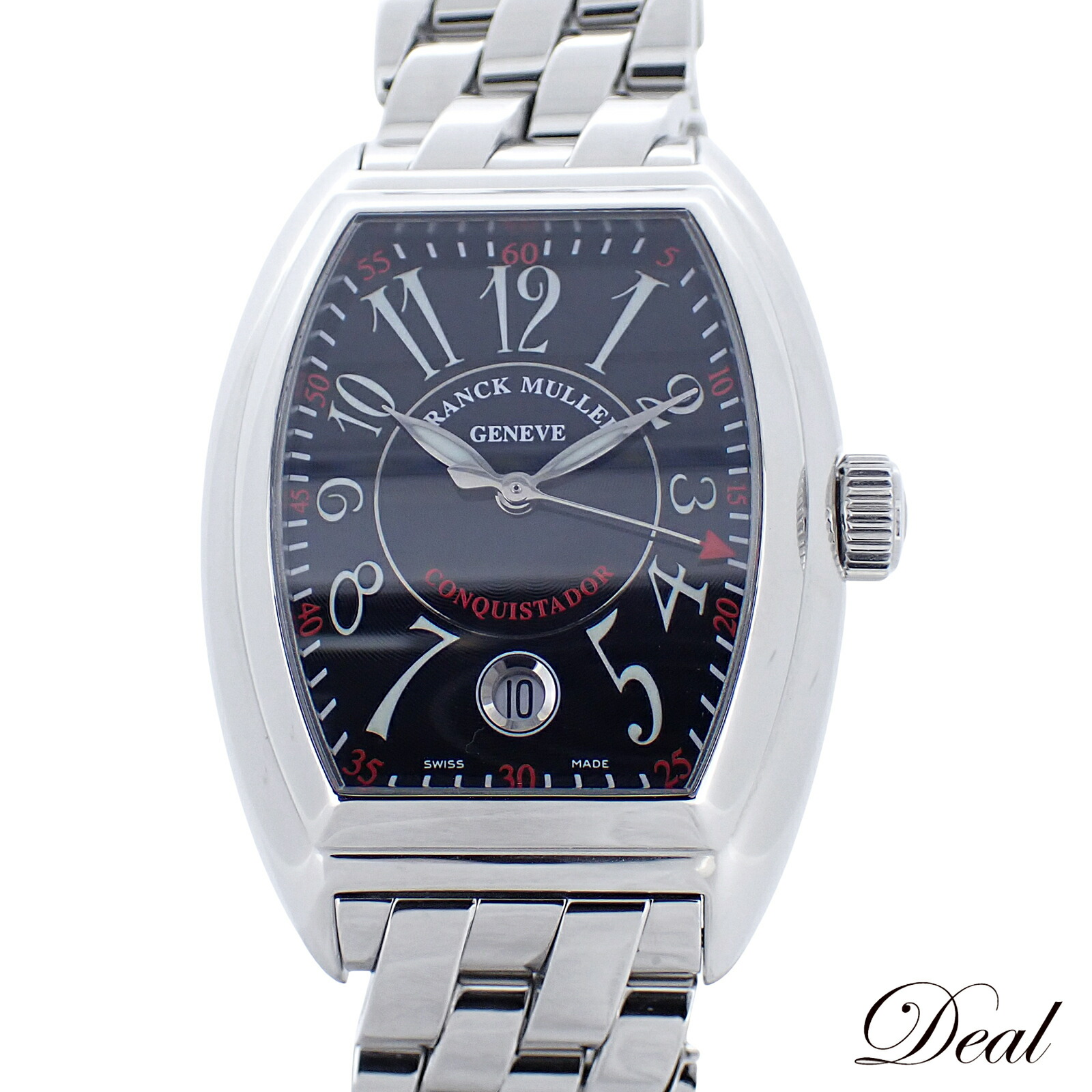 FRANCK MULLER フランクミュラー コンキスタドール 黒 8005HSC メンズ 腕時計