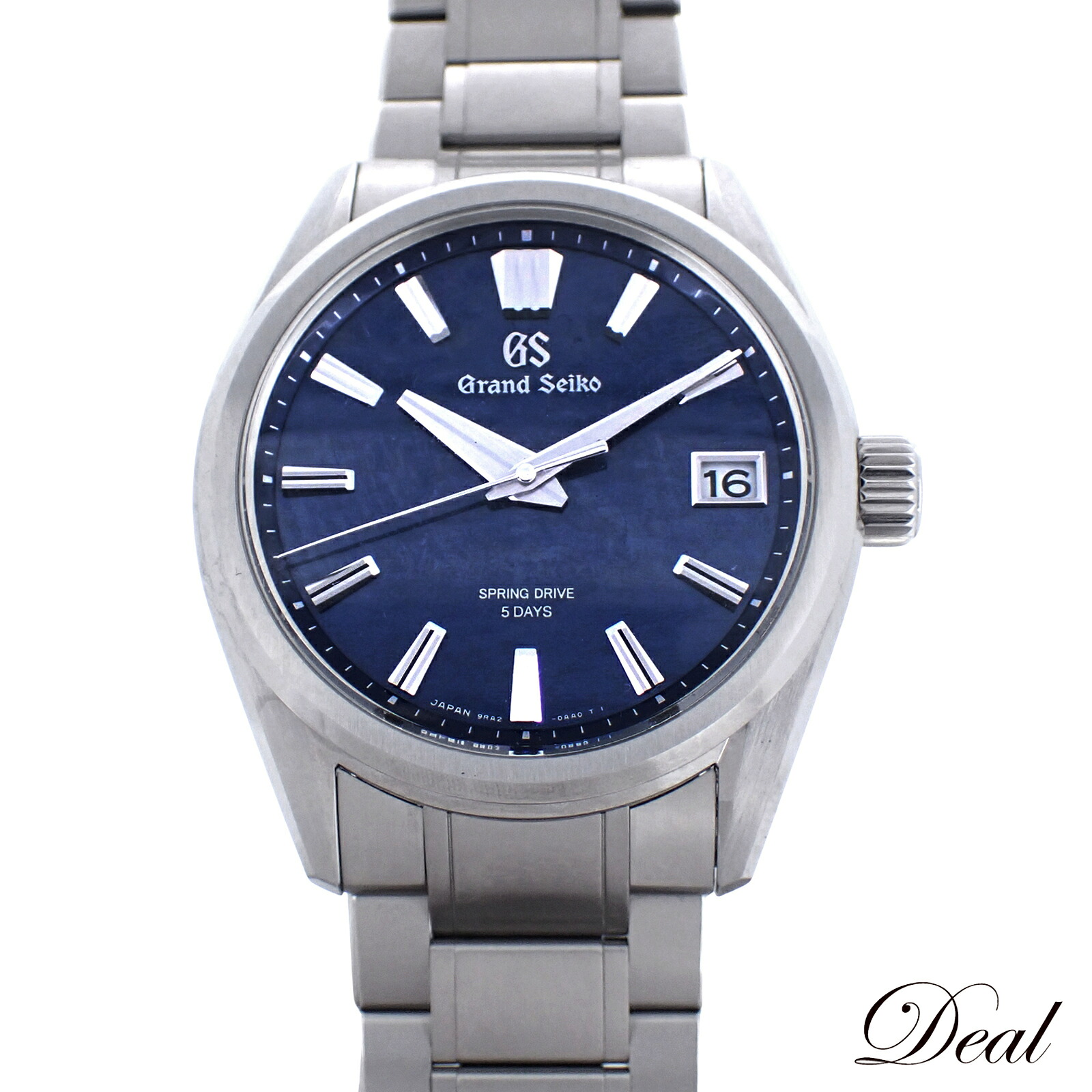 美品 SEIKO セイコー グランドセイコー エボリューション9 コレクション スプリングドライブ 5Days SLGA019 9RA2-0AF0 諏訪湖の水面 メンズ 腕時計｜Deal
