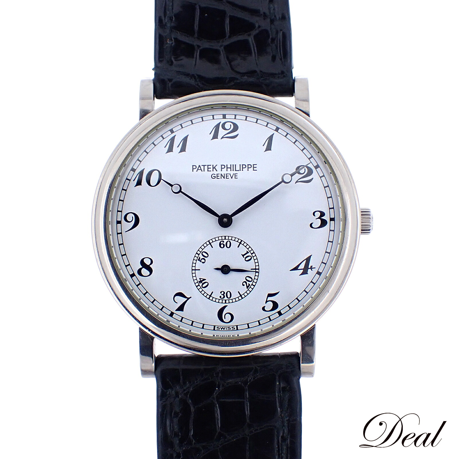K18WG PATEK PHILIPPE パテックフィリップ カラトラバ オフィサー 5022 スモールセコンド メンズ 腕時計