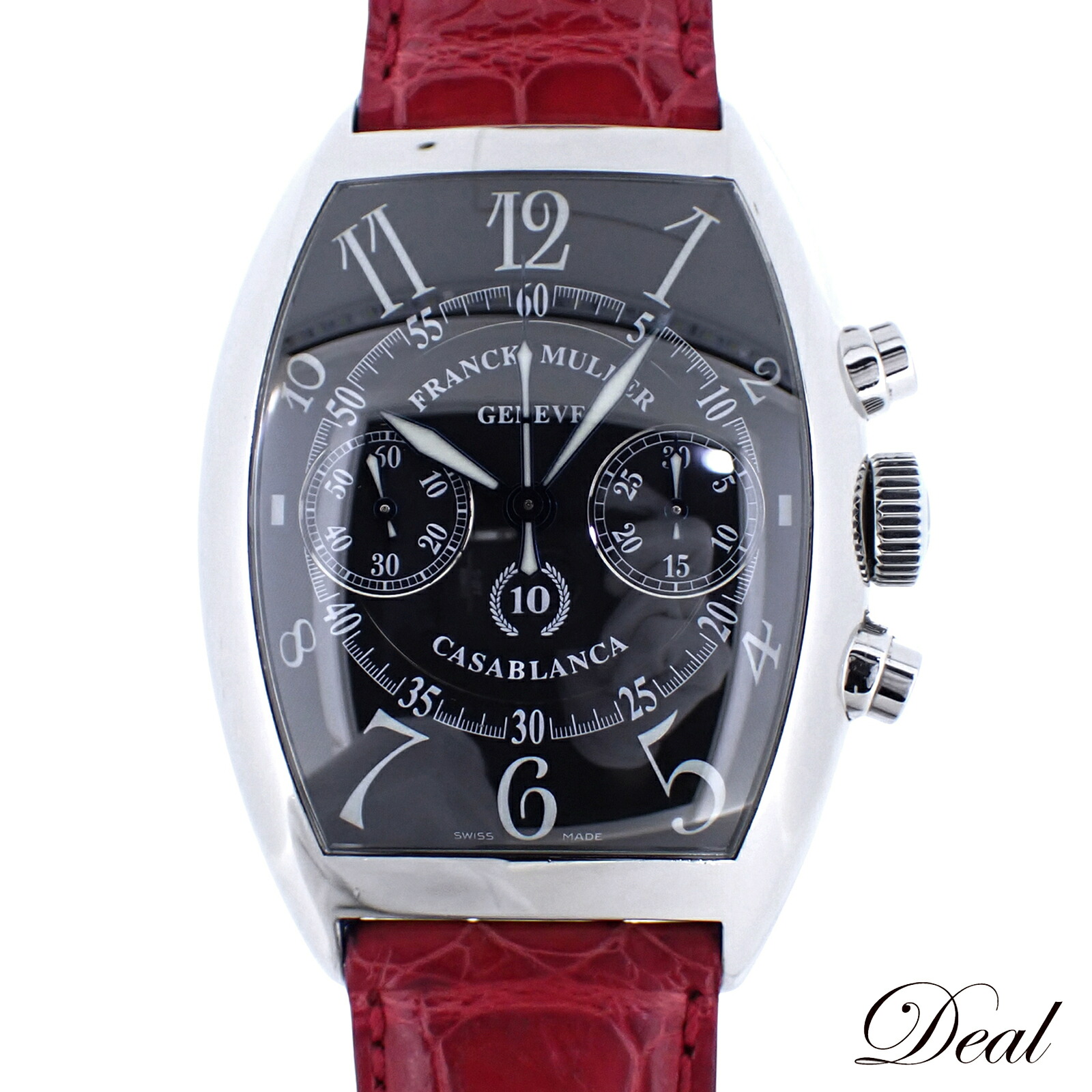 10周年記念 FRANCK MULLER フランクミュラー カサブランカ クロノ 8880CCC メンズ 腕時計