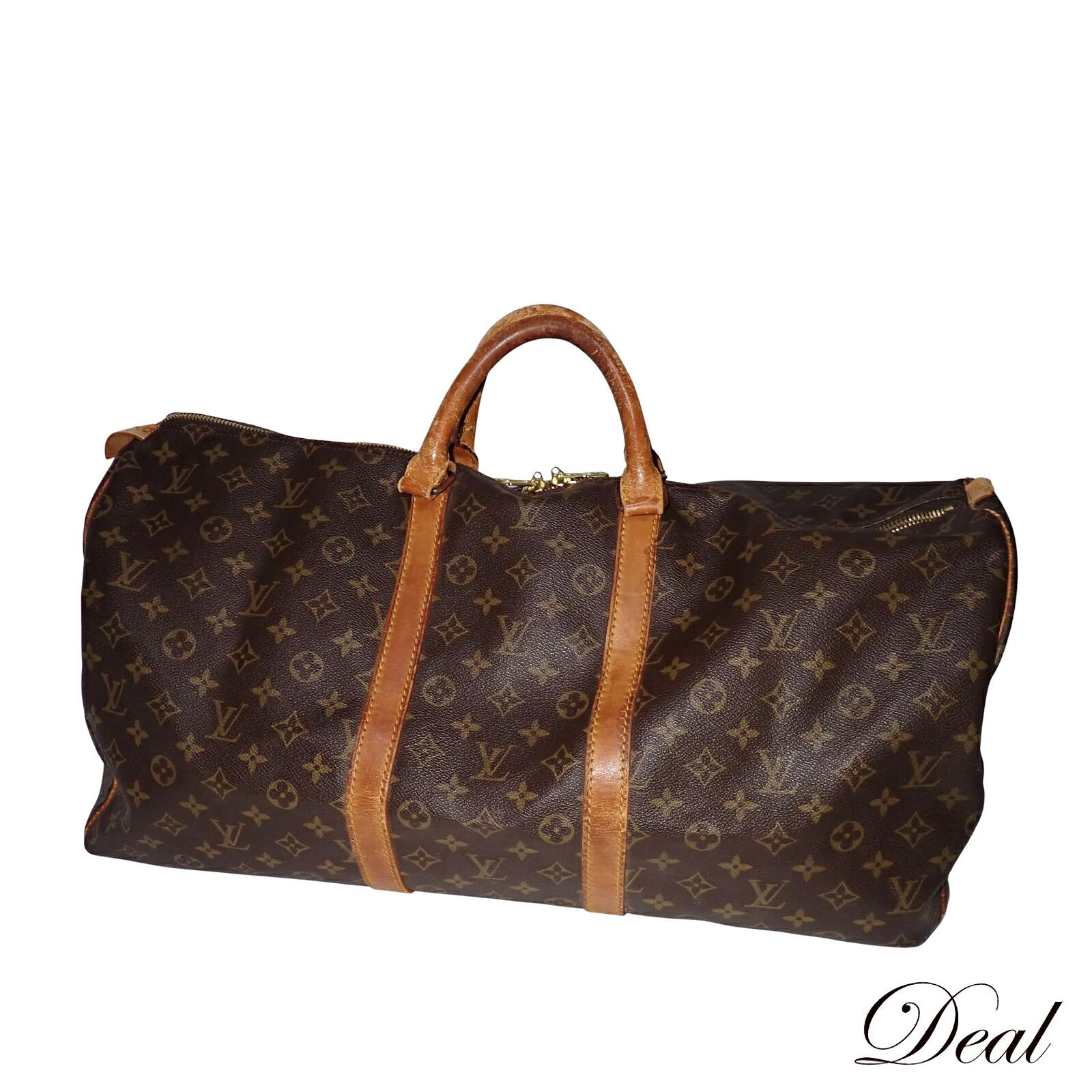 LOUIS VUITTON ルイ・ヴィトン  キーポル55 モノグラム  M41424  赤銅色  メンズ ボストンバッグLV