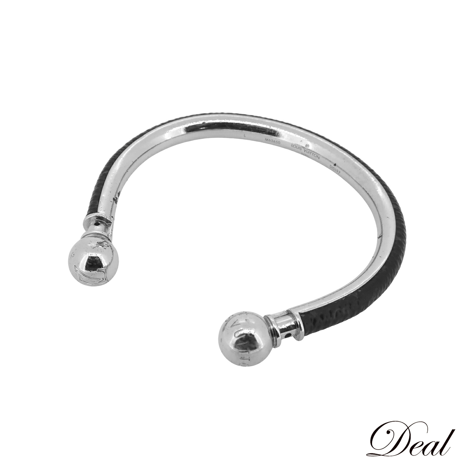 LOUIS VUITTON ルイ・ヴィトン ジョンク モノグラムエクリプス バングル M63650 メンズ ブレスレットLV|Deal