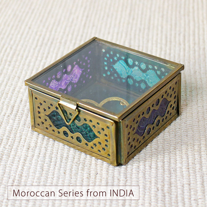 楽天市場】ガラス アンティーク風アクセサリーケース：2段アンティーク