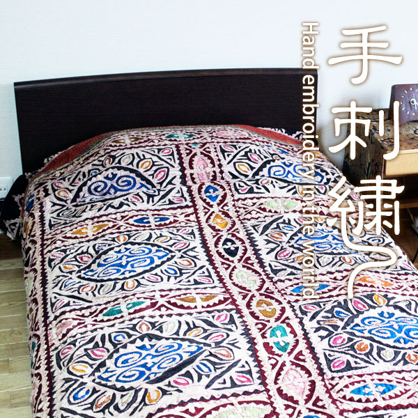 楽天市場】マルチクロス マルチカバー 手刺繍 【アリワーククロス