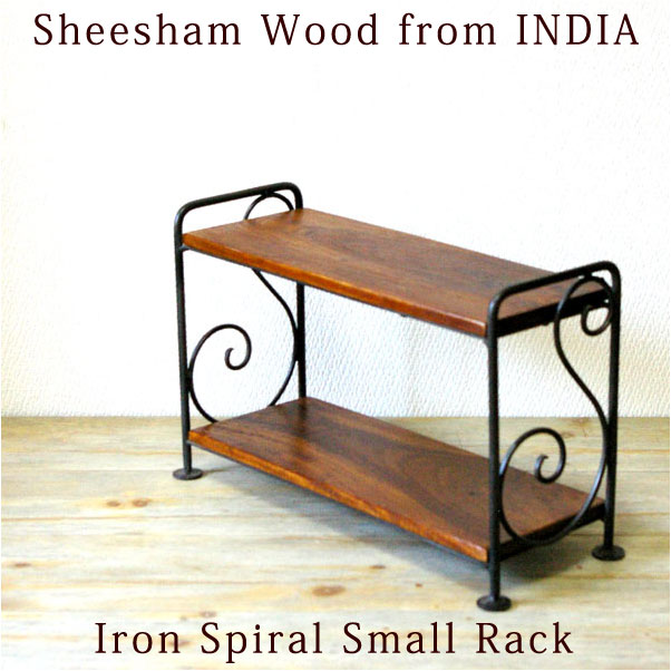 アンティーク家具・アンティーク棚・ウッドラック・飾り棚・アジアン家具 オールドチーク無垢材 4段ラック 幅80cm×高さ108cm オーディオラック