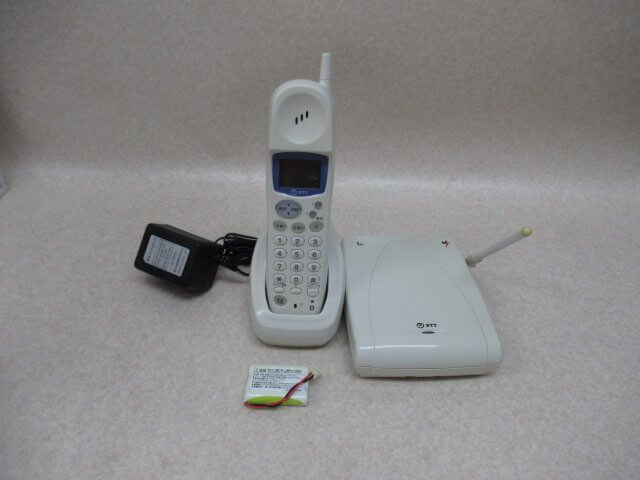 【中古】【日焼け】 FX2-DCL-TEL(1)(W)+FX2-DCL-CS(1)(W) NTT FX2 デジタルコードレスホン 【ビジネスホン 業務用 電話機 本体 子機】
