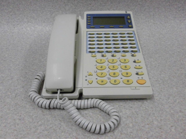 【中古】GX-(36)APFBTEL-(1)(W)\u003cBR\u003eNTT αGX \u003cBR\u003e36ボタンアナログバス停電電話\u003cBR\u003e【商行為電話機 お役目用 電話 本体】