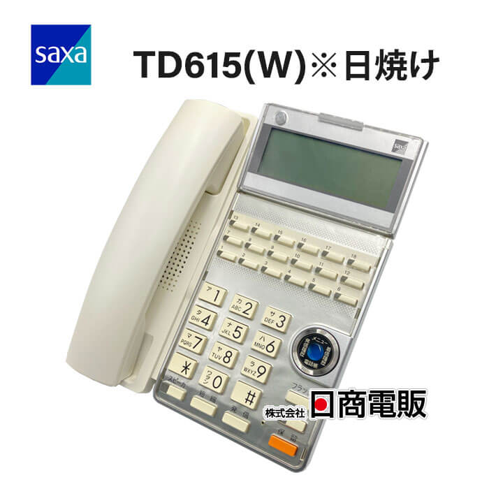 楽天市場】【中古】TD615(W)SAXA/サクサ HM700用 18ボタン多機能 楽天市場】【中古】TD615(W)SAXA/サクサ HM700用 18ボタン多機能
