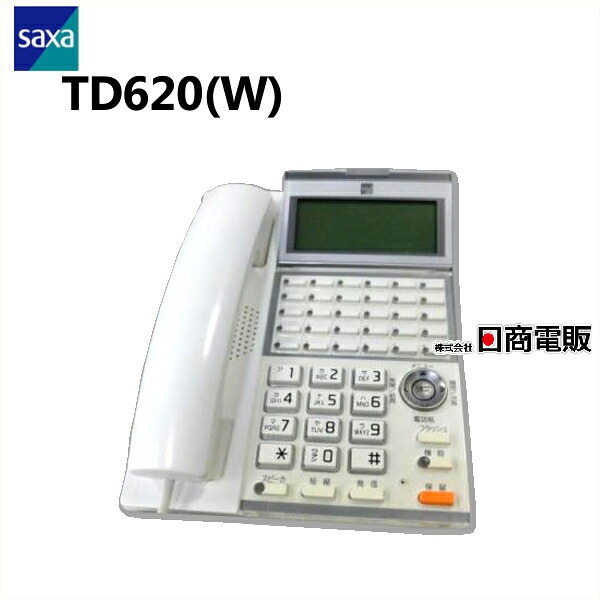 【中古】TD620(W)\u003cBR\u003eSAXA/サクサUT700用30名取り草多役立つこと電話【商行為電話機 御勤め用 電話 本体】