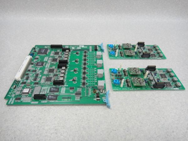 【中古】IX-4ICOTB-R + IX-2DSU-R(2枚) 岩通/IWATSU TELMAGE/テレマージュ ISDN4回線ユニット + ISDN2回線DSUユニット 【ビジネスホン 業務用 電話機 本体】
