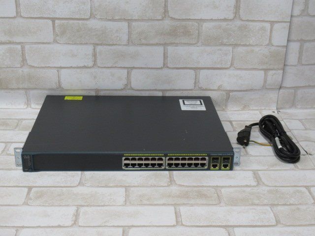 【中古】WS-C2960-24パソコン-L Cisco Catalyst 2960 つづき物 賢しい イーサネット POE相応う 取り替えっこ 【商行為電話機 御役目用 電話 本体】