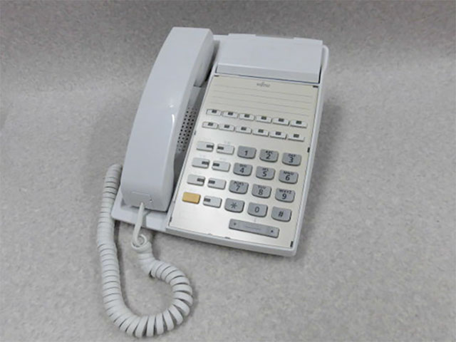 【楽天市場】【中古】FC781A FUJITSU/富士通 D-Station51A 12ボタン標準電話機(画面なし)【ビジネスホン 業務用