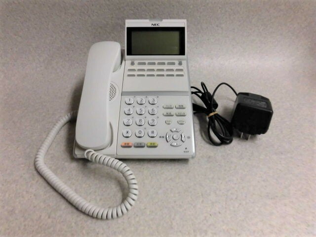 【中古】【アダプタ付】ITZ-12D-1D(WH) NEC Aspire UX 12ボタンIP標準電話機(白) 【ビジネスホン 業務用 電話機 本体】