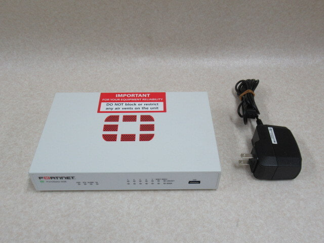 【中古】【ライセンス期限23年まで】FortinetFortigate-50EUTM(統合脅威管理装置)【ビジネスホン業務用電話機本体】