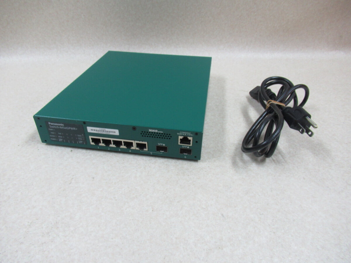 Panasonic Switch-M12PWR(PN23129K) 4台セット Switch-M12PWR(PN23129K)｜PoE給電スイッチングハブ