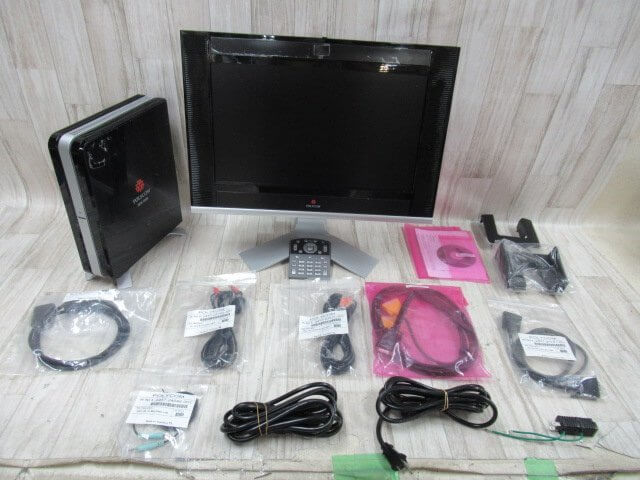 【中古】 HDX 4000 POLYCOM / ポリコム テレビ会議システム モニターセット 【ビジネスホン 業務用 電話機 本体】