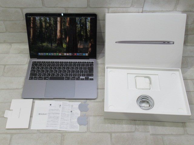 【中古】【箱付】 Apple A2337 MacBook Air M1 2020 【 Apple M1 / 8GB / SSD:256GB 】 【ビジネスホン 業務用 電話機 本体】