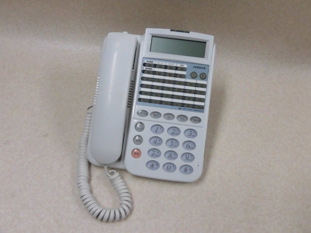 【中古】IP-24C-電話機-SDB \u003cBR\u003e日立/HITACHI MX300IP/MX900IP24C名取り草多役立つこと電話\u003cBR\u003e【商行為電話機 御勤め用 電話 本体】