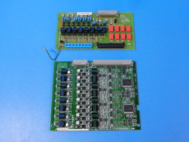 【中古】NYC-8MDF-REXE/L + NYC-8COI2-REXE/LNAKAYO/ナカヨ REXE/リグゼL型主装置用 8回線アナログ局線インタフェース【ビジネスホン 業務用 電話機 本体】|日商電販 店