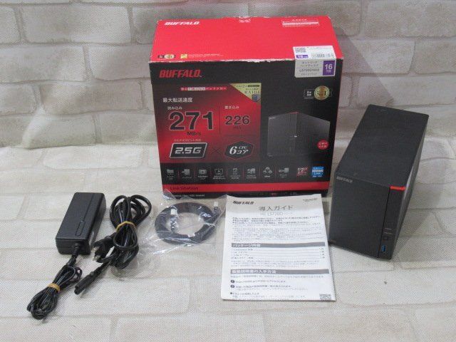 【中古】 LS720D1602  BUFFALO Link Station LS720Dシリーズ8TB×2NAS【ビジネスホン 業務用 電話機 本体】