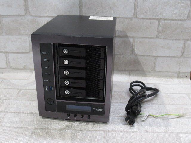 【中古】【鍵無】 \u003cBR\u003eThecus N5810-10TS/5D \u003cBR\u003eシーカス N5810 NAS \u003cBR\u003eHDD：2TB×5 \u003cBR\u003e【 中古 商行為電話機 NAS 御役目用 電話 本体】\u003cBR\u003e\u003cBR\u003e