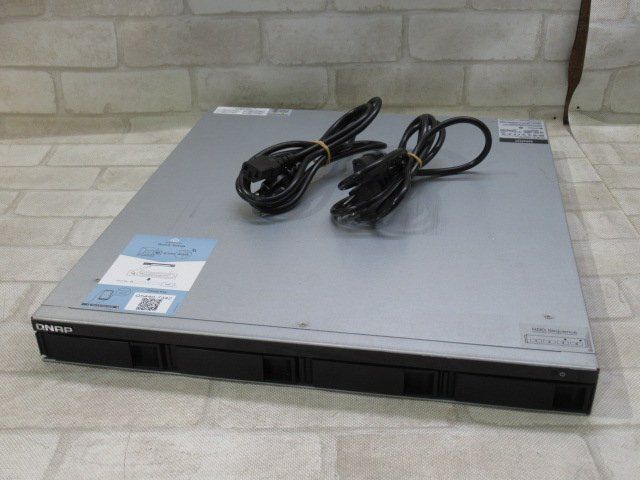 【中古】 QNAP TS-432XU-RP 4ベイ NAS SSD:512GB×4 【 中古 ビジネスホン NAS 業務用 電話機 本体】