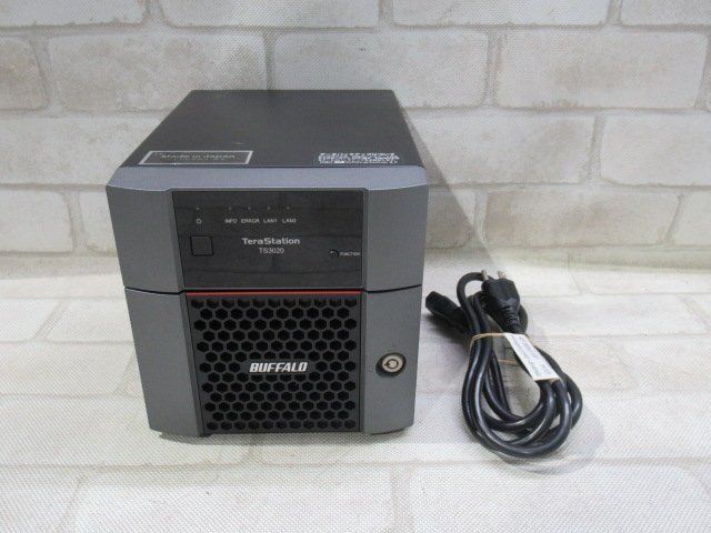 【中古】【鍵無】 TS3220DN0202 バッファロー / BUFFALO TS3220DNシリーズ TERASTATION 1TB×2 【 中古 ビジネスホン NAS 業務用 電話機 本体】