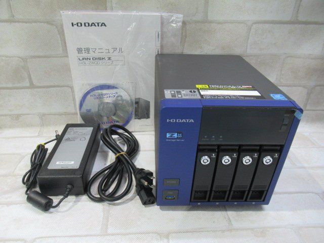 【中古】【AC互換品】【鍵無】 IO DATA HDL-Z4WQ4D Intel Celeron搭載 Windows Storage Server 2016 2ドライブ 法人向けNAS 1TB&times;4 【 中古 ビジネスホン NAS 業務用 電話機 本体】｜日商電販　店